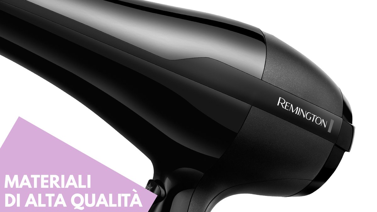 Particolare materiali asciugacapelli phon Remington AC5999 Pro air