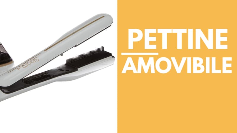 Particolare pettine amobvibile l'Oreal Steam Pod Particolare pettine amobvibile l'Oreal Steam Pod