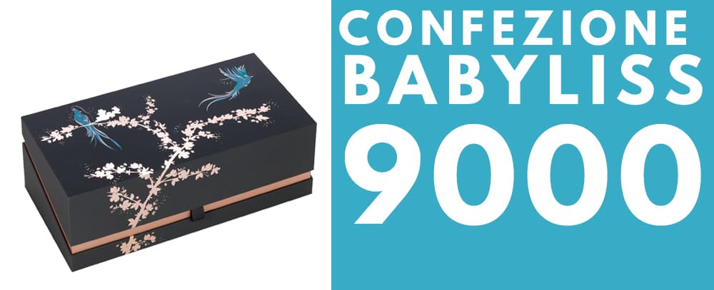 Confezione piastra BaByliss 9000